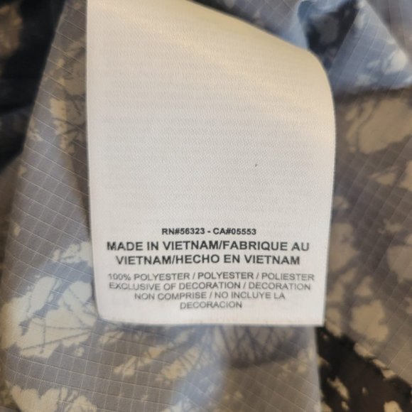 Nike Windbreaker Tree Branch Pattern Full Zip Jacket - Picture 10 of 10